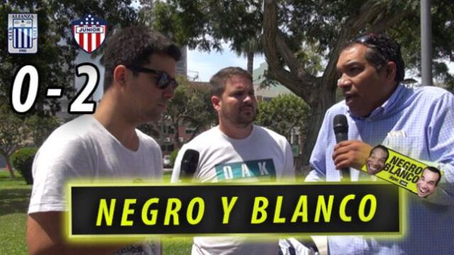 Negro y Blanco: ¿fue vergonzosa la derrota de Alianza Lima contra el Junior de Colombia?