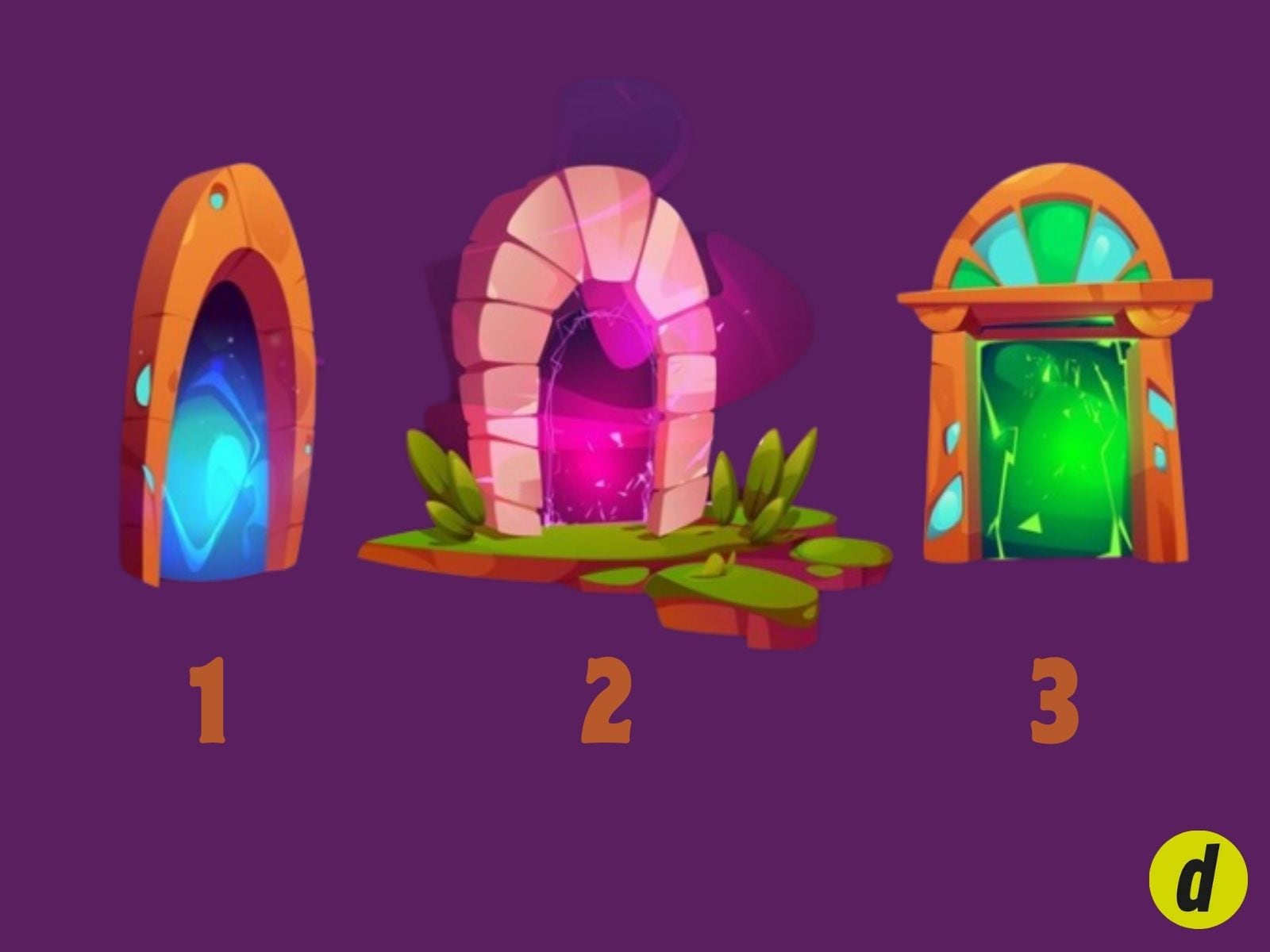 TEST VISUAL | Cada puerta contiene un importante mensaje. (Foto: Composición Freepik / Depor)