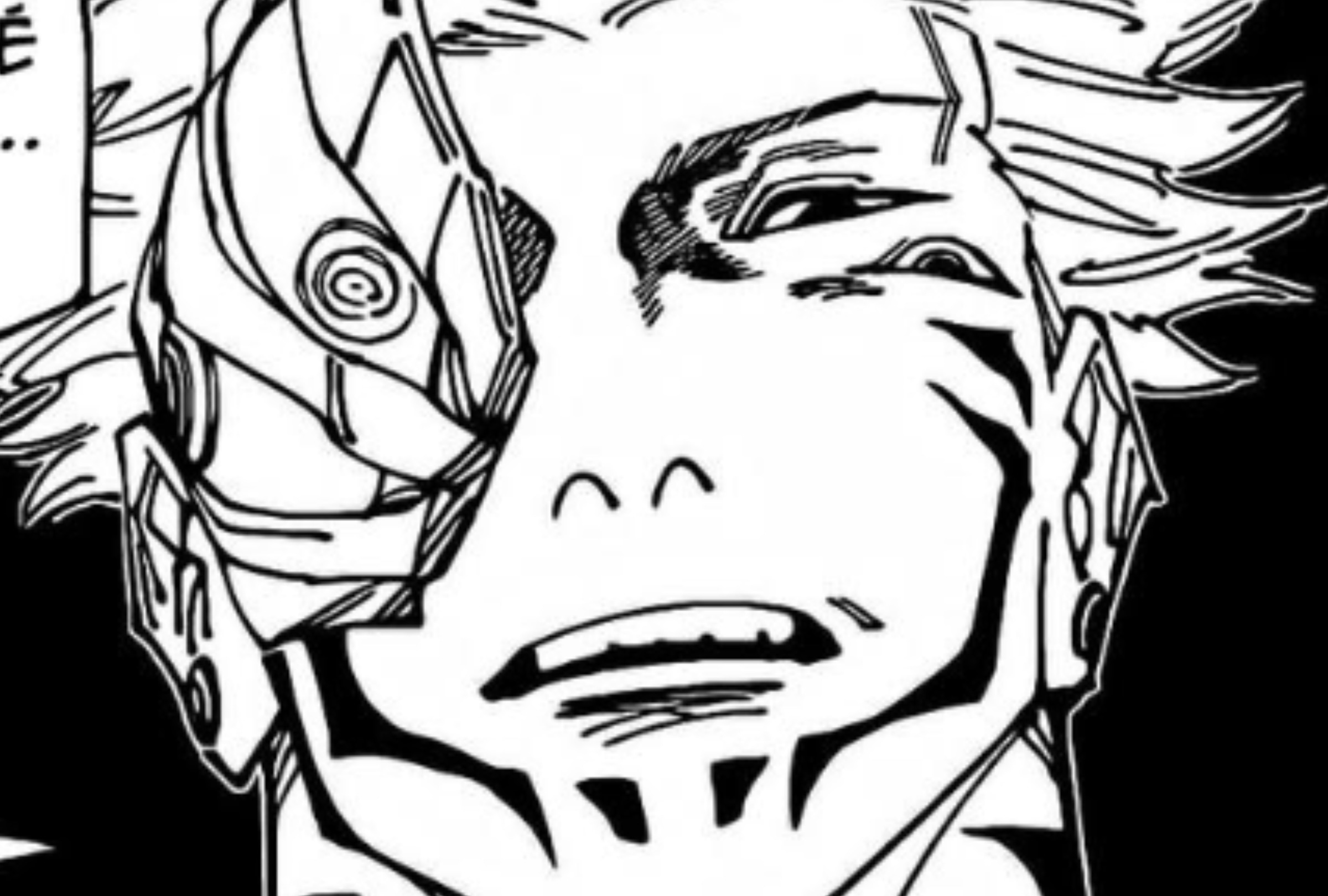 Sukuna fue atacado directamente por la resonancia de Nobara e Itadori pudo asestarle otro Black Flash y aplicar su técnica Desmantelar (Foto: Shueisha)