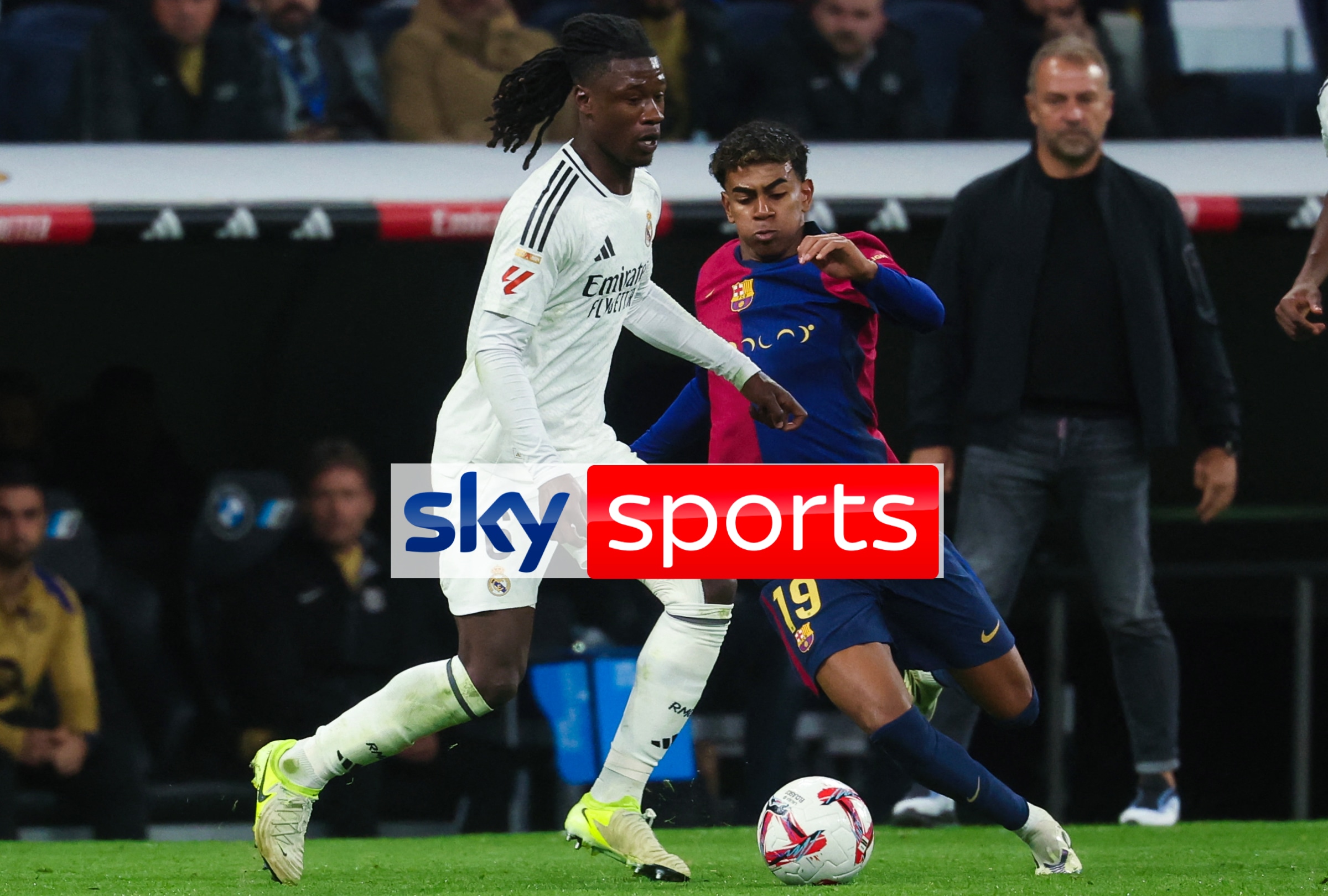 BARCELONA, CATALUÑA (BARCELONA), 25/10/2026.- Cobertura oficial de SKY Sports HD EN VIVO EN DIRECTO para ver el clásico Real Madrid vs. FC Barcelona este domingo 25 de octubre por la Jornada 10 de LaLiga EA Sports 2026-27 desde el estadio Spotify Camp Nou de Barcelona. FOTO DE MATEO VILLALBA PARA AFP