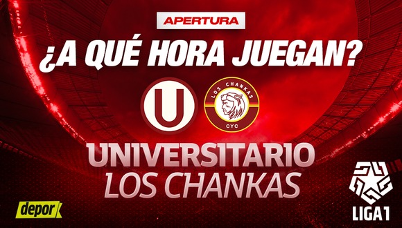 Universitario y Los Chankas juegan por el Torneo Apertura 2024. (Diseño: Depor)