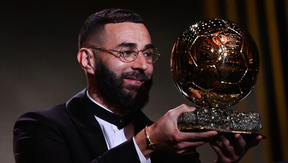 Karim Benzema ganó el Balón de Oro en el 2022. (Foto: Getty Images)