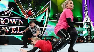 ¡Crown Jewel hace historia! Natalya derrotó a Lacey Evans en la primera lucha femenina en Arabia Saudita [VIDEO]