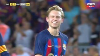 Para terminar la fiesta: gol de Frenkie de Jong para el 6-0 del Barcelona vs. Pumas [VIDEO]