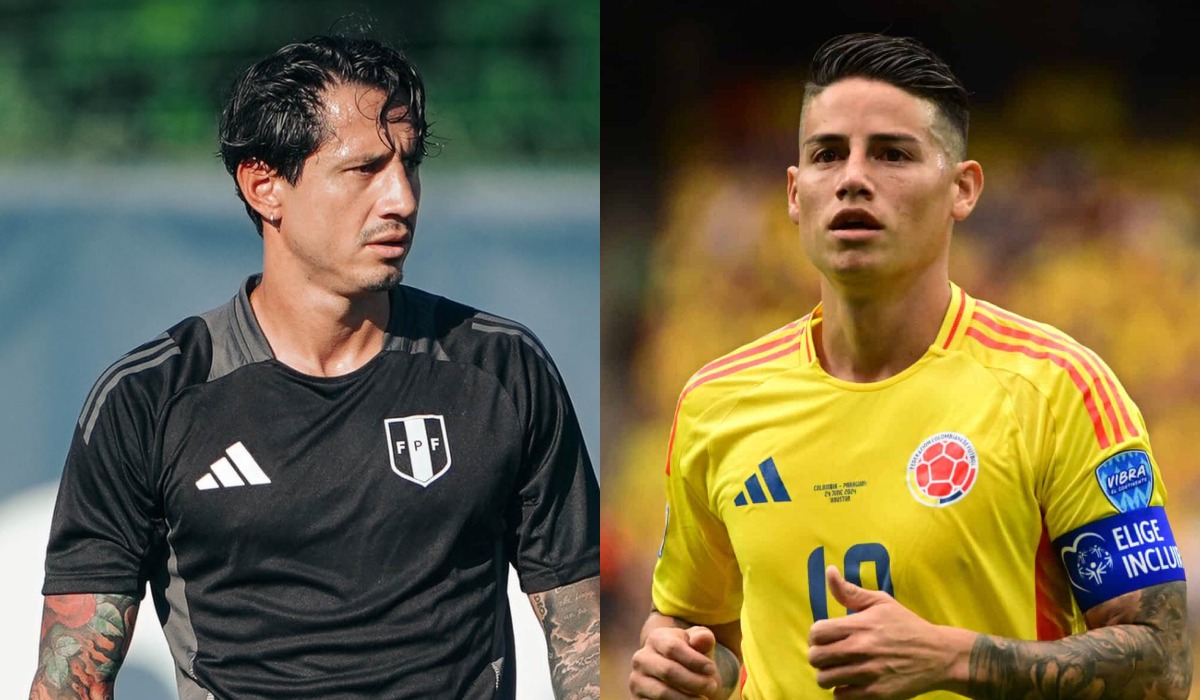 Perú vs Colombia chocan por la fecha 7 de las Eliminatorias 2026. (Foto: Composición)