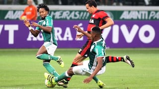 Sin Guerrero: Flamengo empató 1-1 con Palmeiras por el Brasileirao