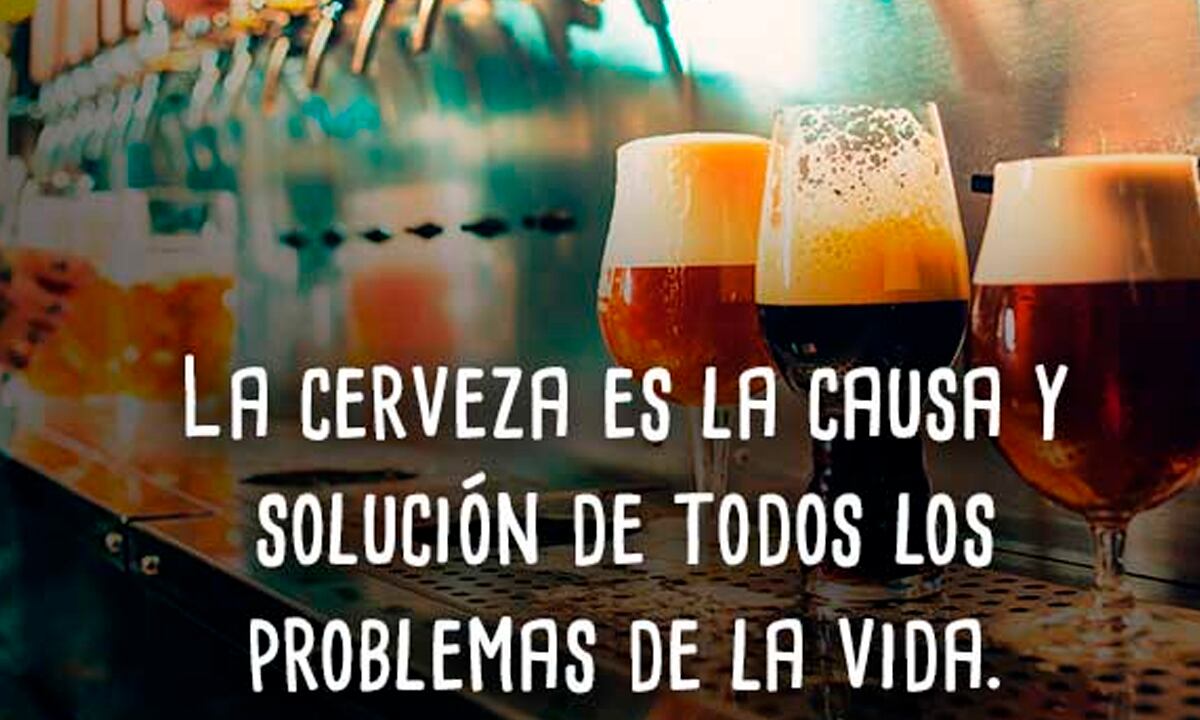 Mensaje para compartir por WhatsApp con amigos y familiares por el Día de la Cerveza. (Foto: Internet)