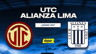 Ahora: Alianza Lima vs. UTC EN VIVO: dónde ver hoy Liga 1 MAX en directo