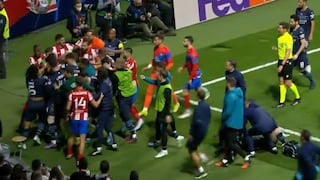 Atlético se queda con 10: Felipe fue expulsado tras una gresca en Champions