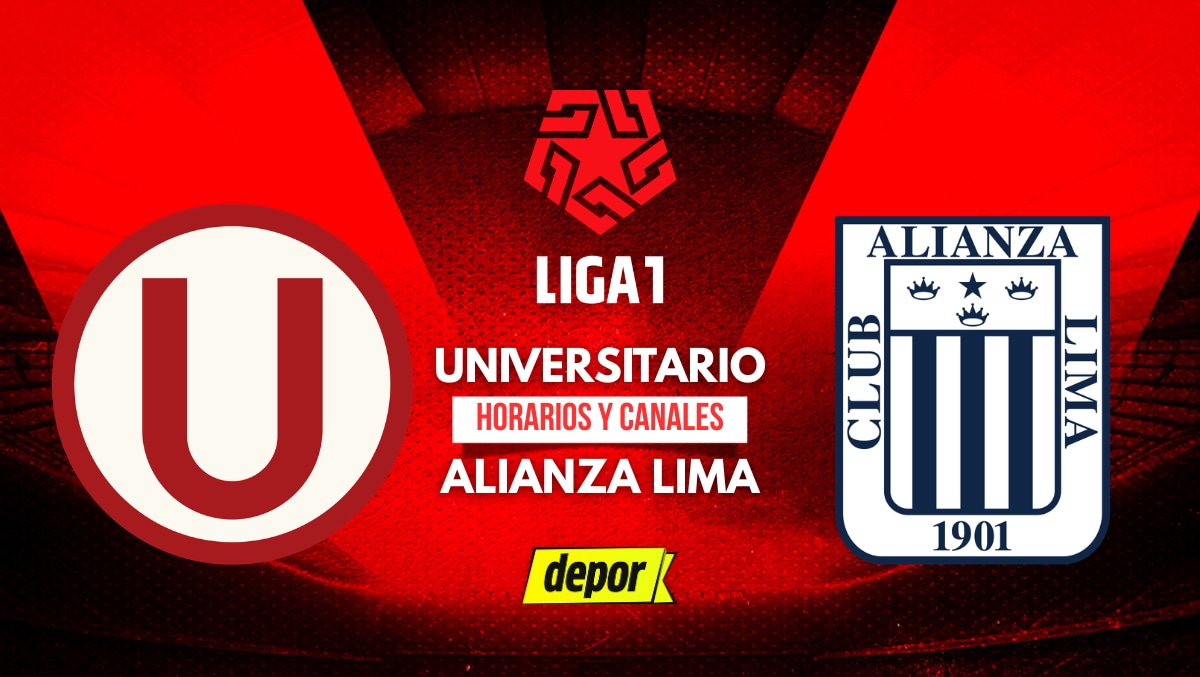 Universitario vs. Alianza Lima se enfrentan por la fecha 9 del Torneo Apertura 2026. (Diseño: Depor)