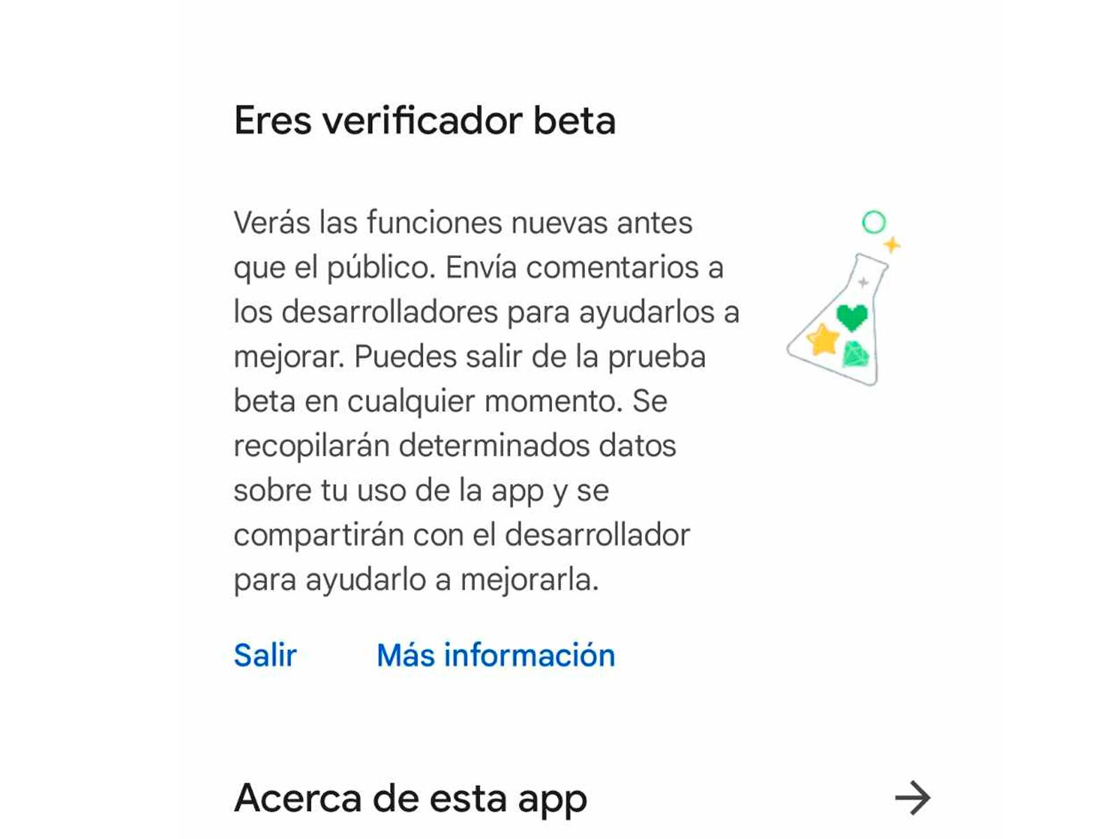 WHATSAPP | En caso quieres dejar de ser beta tester en WhatsApp, solo debes marcar la opción de "Salir". (Foto: MAG - Rommel Yupanqui)