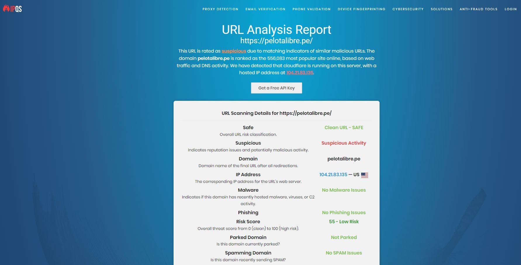 Informes de seguridad de Pelota Libre