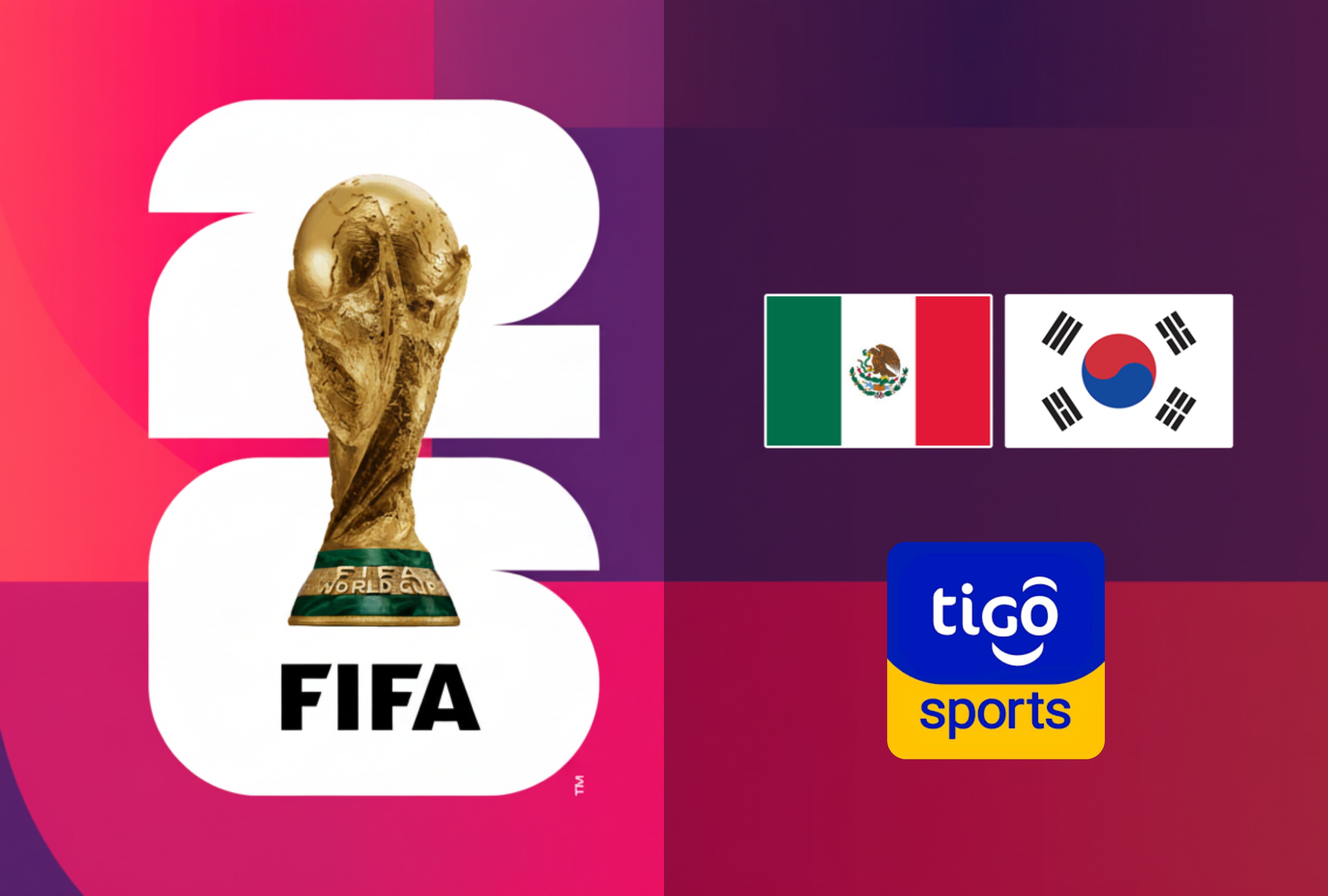 Cobertura digital para diversos países de la región americana. Descubra dónde mirar el partido México vs. Corea del Sur en vivo gratis mediante los canales de fútbol TV y la aplicación TiGo Play online. | Crédito: fifa.com / Composición Depor