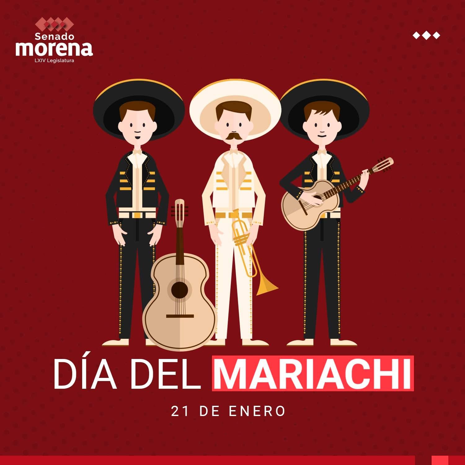 El 21 de enero es el Día del Mariachi en México. (Foto: Facebook Senadores Morena)
