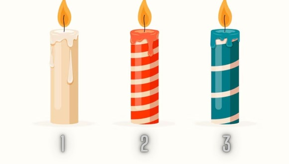 TEST VISUAL | Te espera una intrigante información al elegir una de estas velas. (Foto: Composición Freepik / Depor)