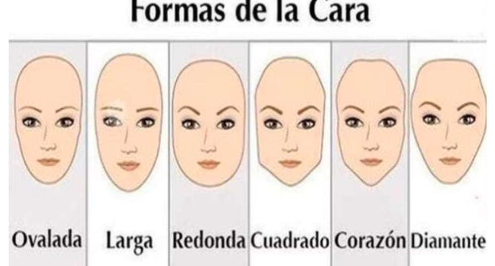 Forma Rostro ¿Tu cara es ovalada, larga o diamante? La forma que tenga expondrá tu ...