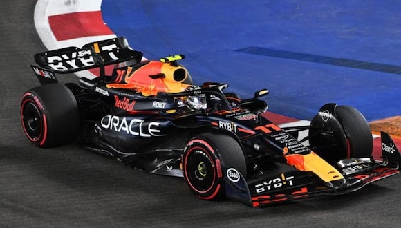 ‘Checo’ Pérez saldrá en la posición 13 en el GP de Singapur tras una sesión de pesadilla. (Foto: Agencias)