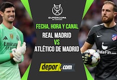 Canal para ver Real Madrid vs. Atlético de Madrid EN VIVO: horarios por Supercopa de España