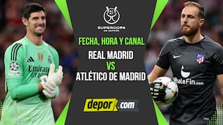 Fecha del Real Madrid vs. Atlético de Madrid EN VIVO: horarios y canales de TV por Supercopa de España