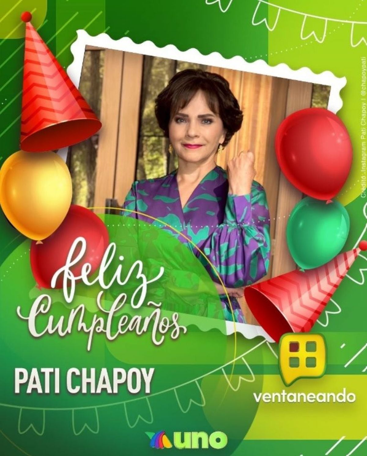 El saludo de su programa a Pati (Foto: Ventaneando / Instagram)