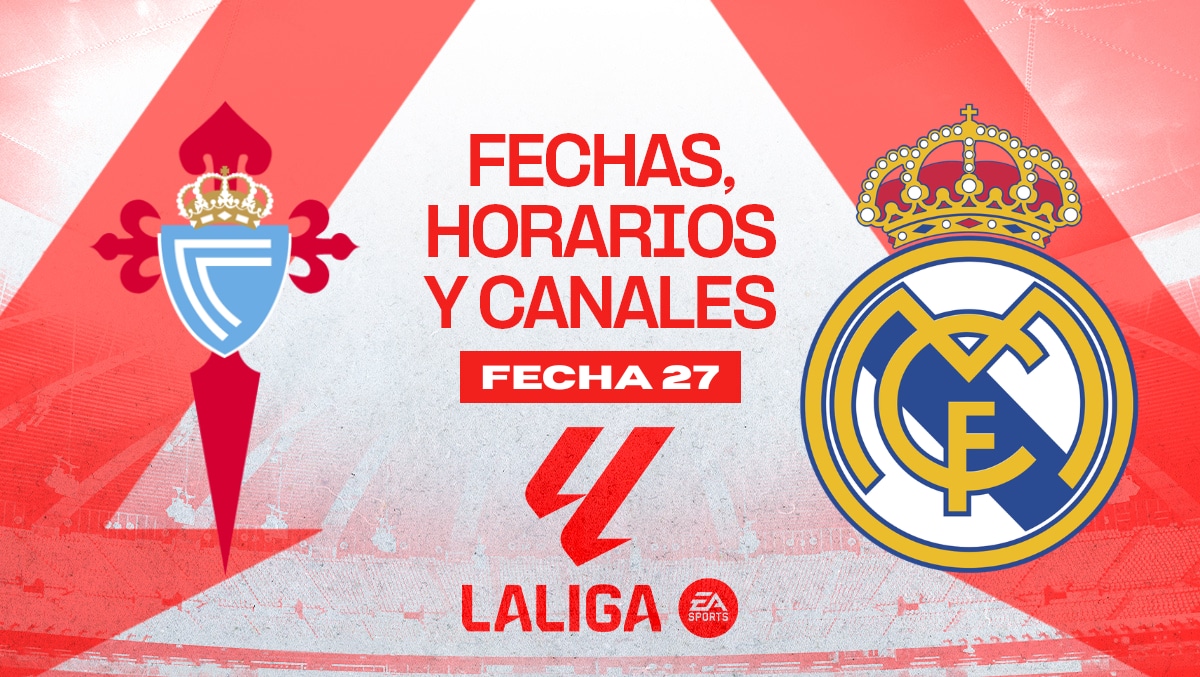 Real Madrid vs. Celta de Vigo se enfrentan por LaLiga. (Diseño: Depor)