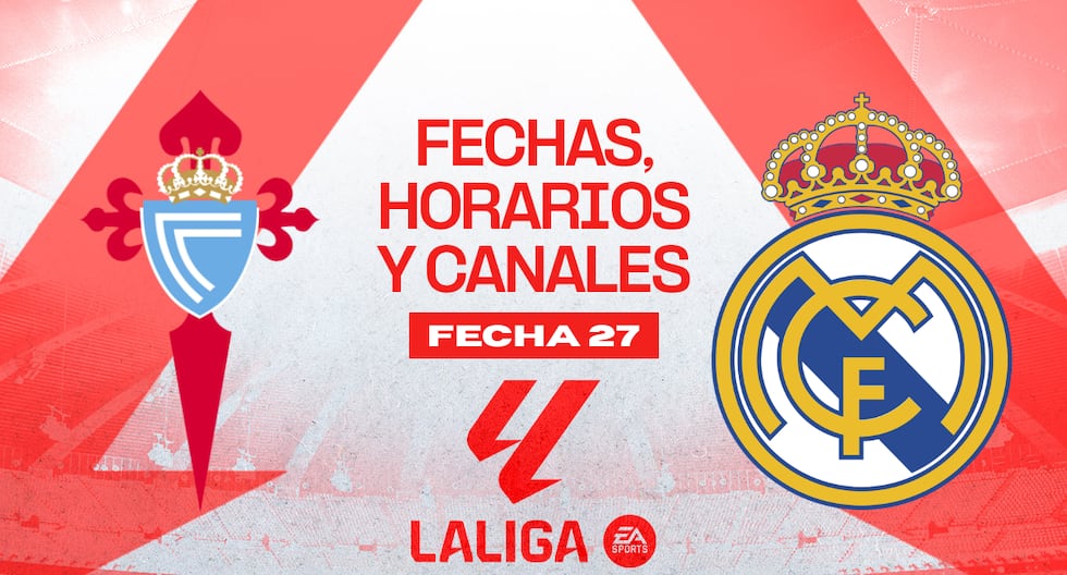 ¿Qué canales transmiten Real Madrid vs. Celta de Vigo y a qué hora juegan?