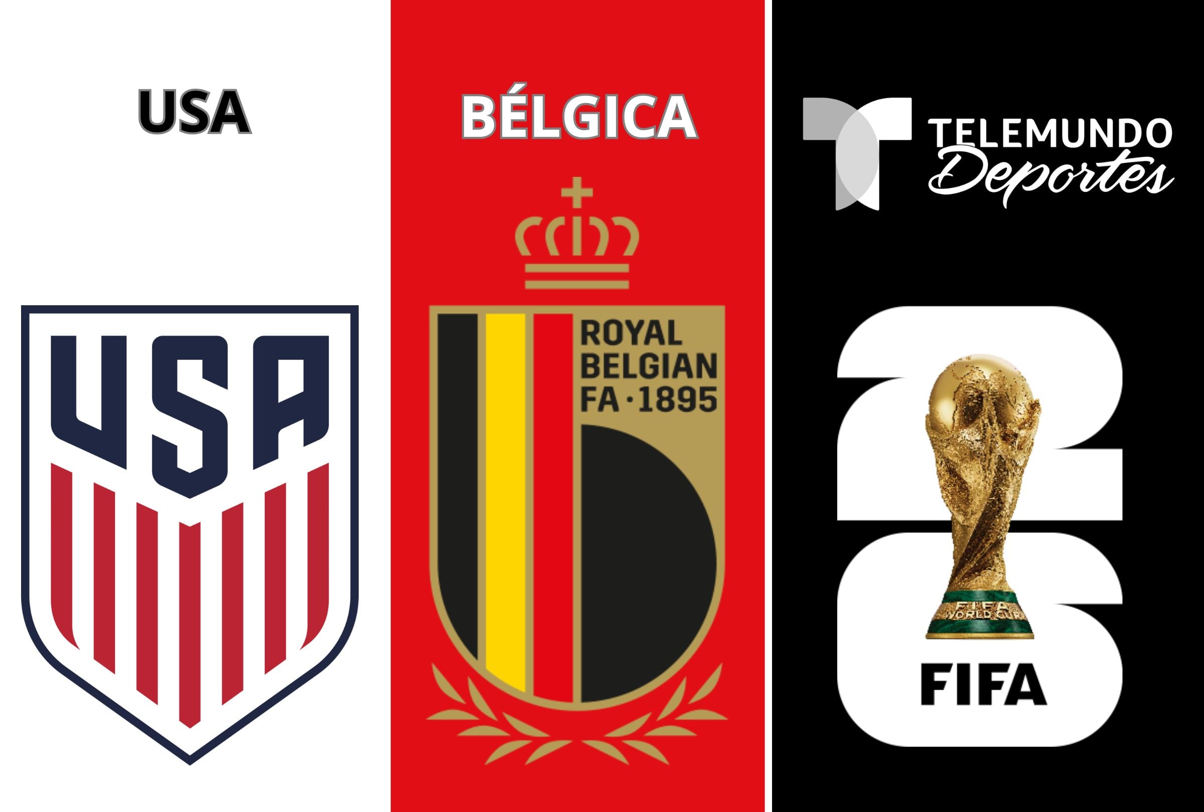 Telemundo Deportes transmite el partido Estados Unidos vs. Bélgica EN VIVO ONLINE hoy 6 de julio por octavos de final de la Copa Mundial 2026. (Foto: Composición Mag)