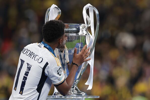 Rodrygo Goes ya tiene dos títulos de Champions League con Real Madrid. (Foto: Getty Images)