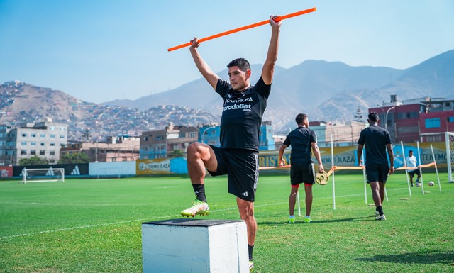 El elenco de Enderson Moreira se alista en La Florida para el duelo que tendrán frente a Melgar, por la octava fecha del Apertura. (Foto: Prensa SC)