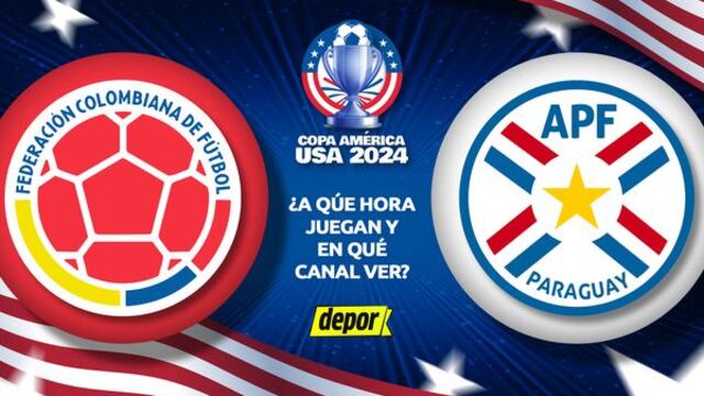A qué hora juegan Colombia vs Paraguay y en qué canales ver la Copa América 2024
