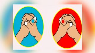 Descubre qué clase de persona eres según cómo cruzas las manos en este test visual