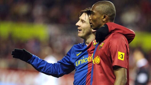 Contundente: Samuel Eto’o pidió cambiar el nombre del FC Barcelona si Messi deja el club