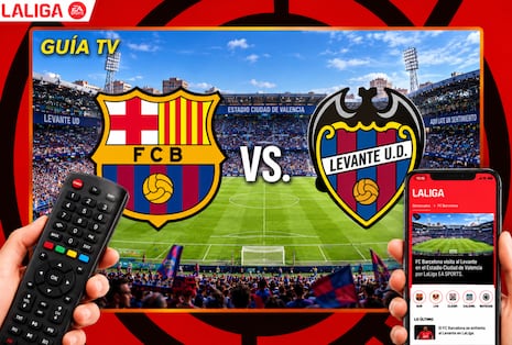 ¿En qué canal transmiten FC Barcelona vs. Levante EN VIVO hoy por LaLiga 2026 en EE.UU., México y España?
