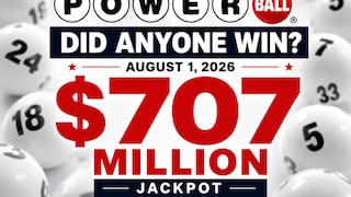 Did anyone win the $707 million Powerball on Aug. 1, 2026? Winning numbers and results