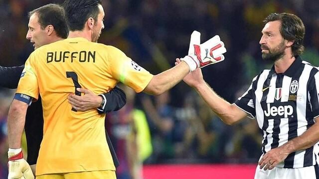 Buffon y la curiosa bienvenida a Pirlo: “¿Ahora tengo que llamarte señor?”