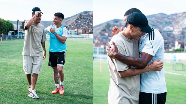 Joao Grimaldo se reencontró con sus excompañeros de Sporting Cristal. (Foto: SC)