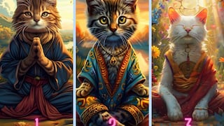 Eligiendo uno de estos gatos místicos sabrás qué es más importante para ti en esta vida