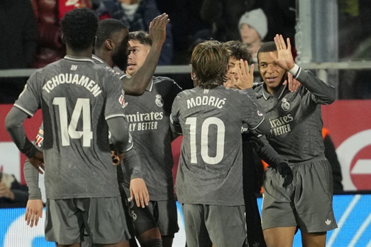 Real Madrid goleó al Girona por la fecha 16 de LaLiga de España. (Foto: EFE)