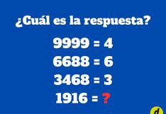 Tendrás 12 segundos para superar la dificultad de este acertijo mental