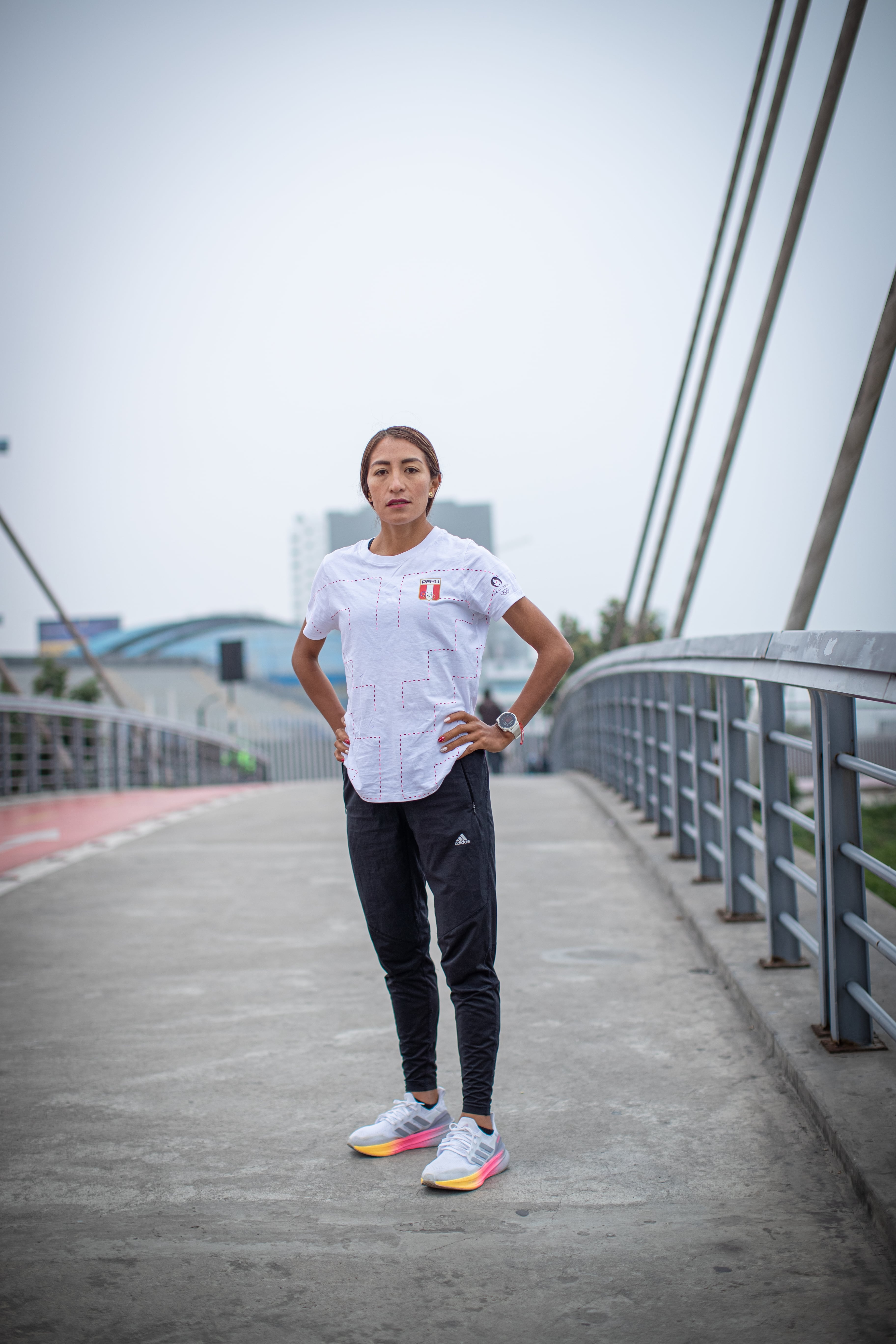 Thalia Valdivia, la mejor maratonista latina en los JJ.OO. París 2024. (FOTO: Hugo Pérez / GEC).