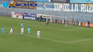 Sporting Cristal: Irven Ávila falló penal ante San Martín con débil remate [VIDEO]