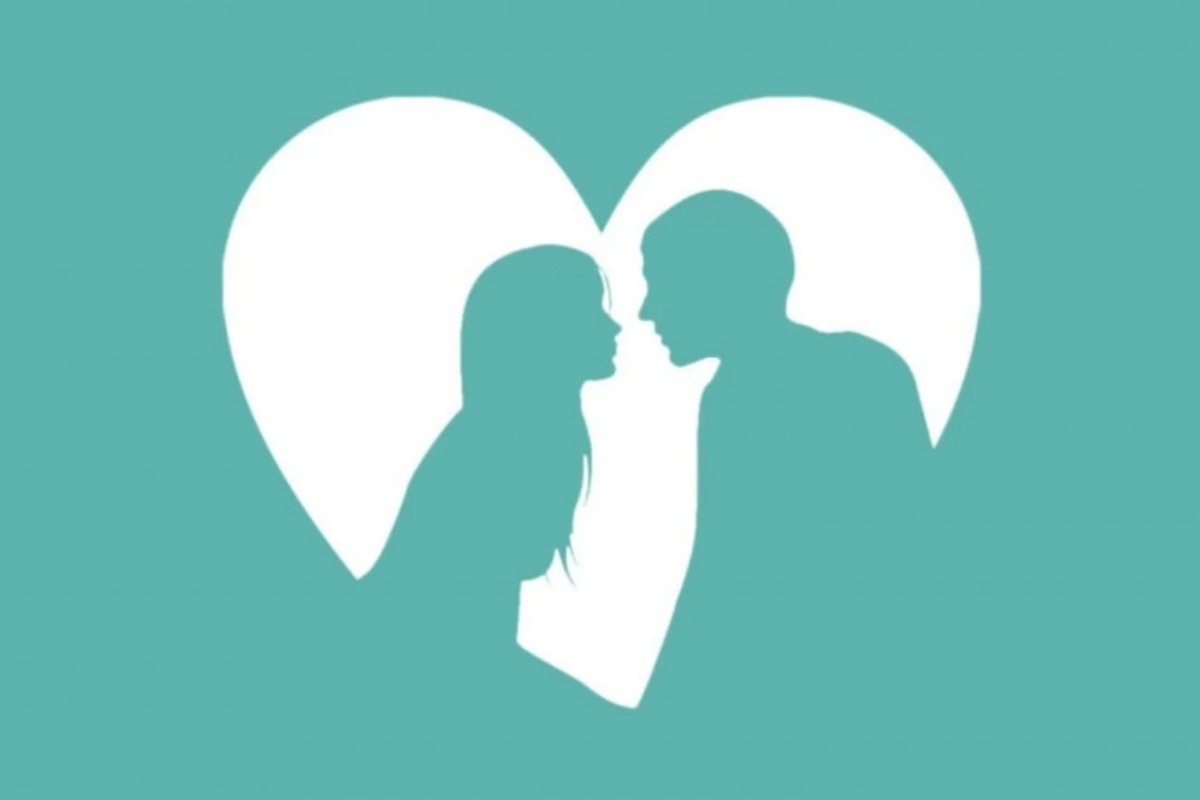 TEST VISUAL | En esta imagen se aprecia el dibujo de un corazón y el de una pareja. (Foto: MDZ Online)