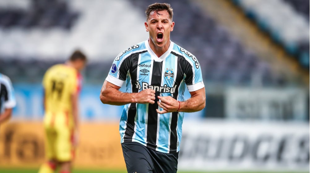 Diego Churín no logró destacar en el Gremio de Porto Alegre. (Foto: Gremio).