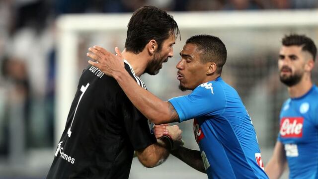 ¡Es un caballero! Todos comentan el gestazo de Buffon con los jugadores de Napoli [VIDEO]