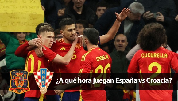 España y Croacia juegan el 15 de junio la primera fecha del grupo por la Eurocopa 2024. Consulta los horarios por país para seguir el partido. (Foto: AFP/Composición Depor)