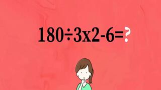 Este reto matemático causó bastante confusión en millones de internautas