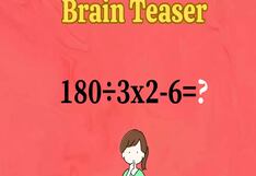 Este reto matemático causó bastante confusión en millones de internautas