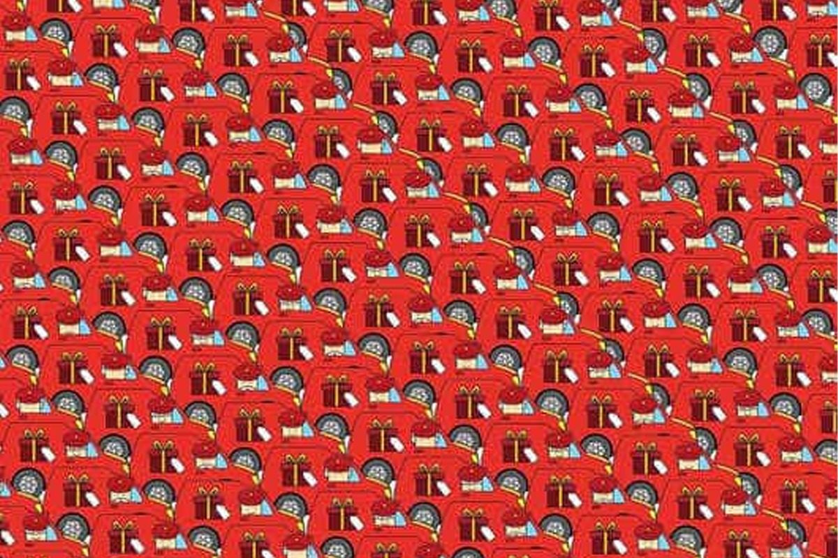 DESAFÍO VISUAL | Pon a prueba tu poder visual al encontrar a Papá Noel entre los conductores en 10 segundos. | Pinterest