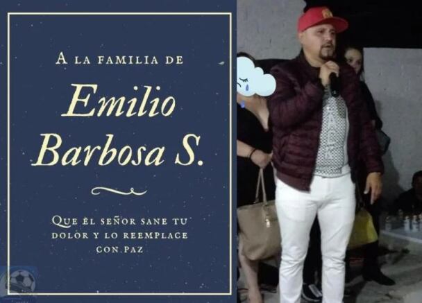 Así despidieron al cantante Javier Emilio Barbosa (Foto: Instagram)