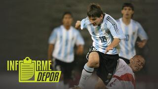 El primer contacto de Messi con la Selección Peruana fue ante Sub 20
